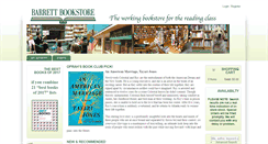 Desktop Screenshot of barrettbookstore.com